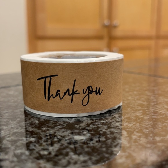 1120PCs Labels Thank You Stickers Handmade Circle - Picture 4 of 5
